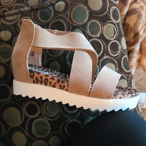 Brand New Leopard Platform Sandals